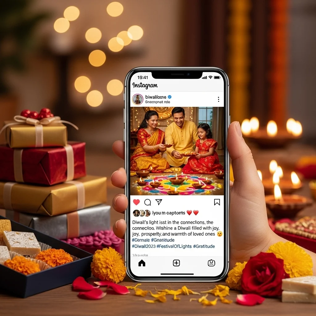 Why Instagram Captions Matter During Diwali