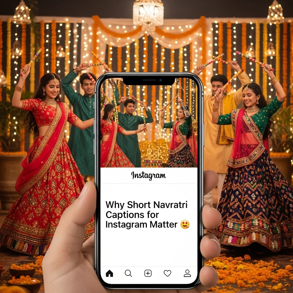 Why Short Navratri Captions for Instagram Matter