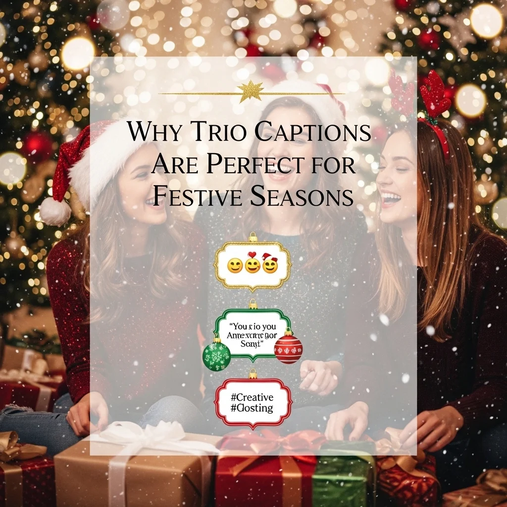 Why Trio Captions Are Perfect for Festive Seasons