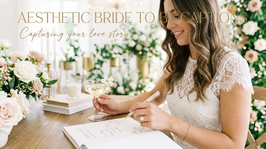 Aesthetic Bride to Be Captions
