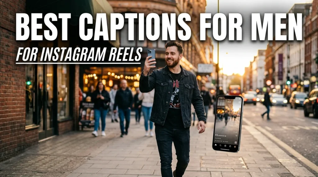 Best Captions for Men for Instagram Reels