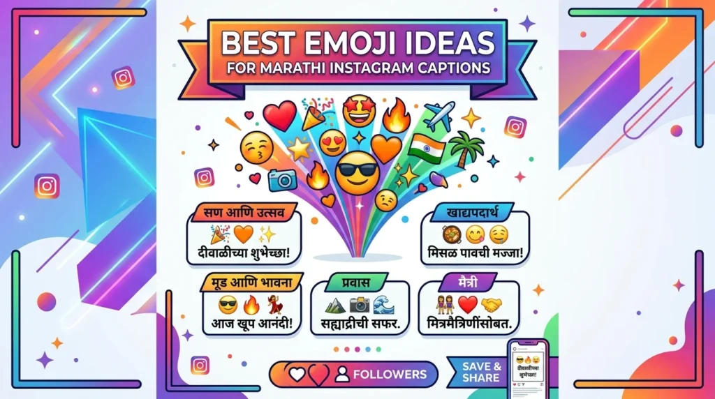 Best Emoji Ideas for Marathi Instagram Captions