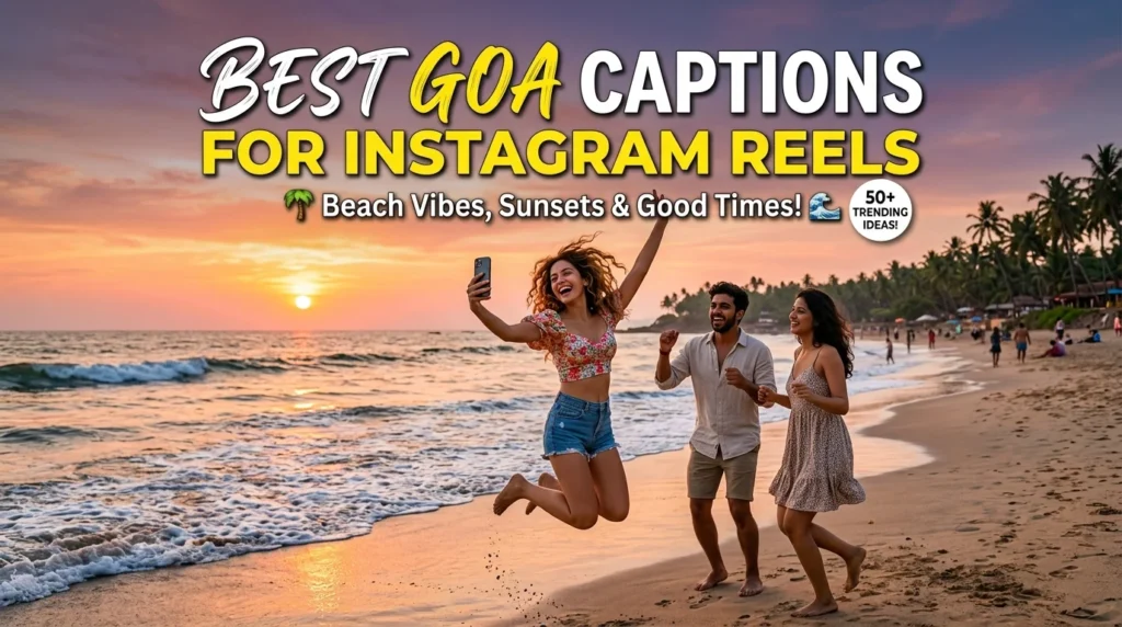 Best Goa Captions for Instagram Reels