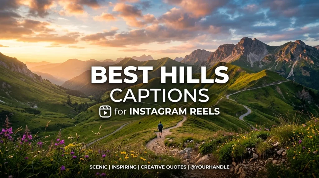 Best Hills Captions for Instagram Reels