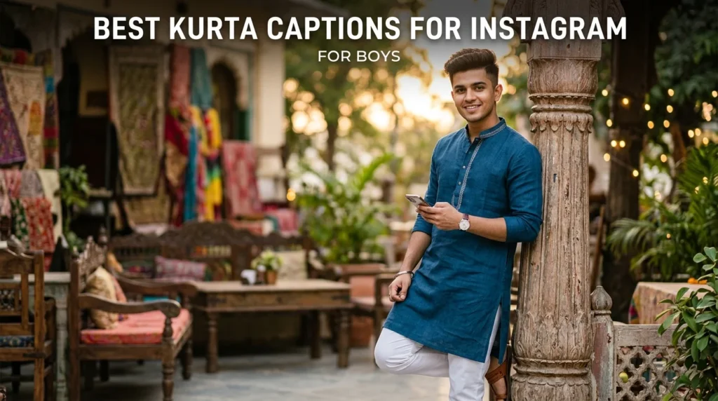 Best Kurta Captions for Instagram for Boy