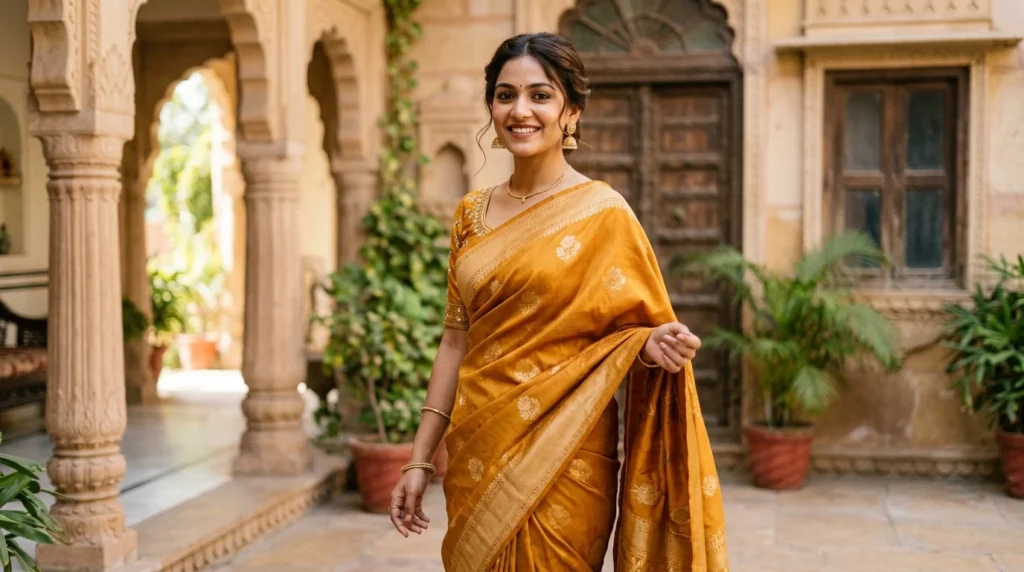 Best Reel Captions for Saree Look
