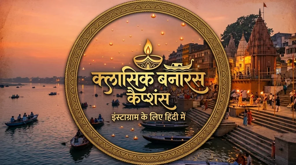 Classic Banaras Captions for Instagram in Hindi