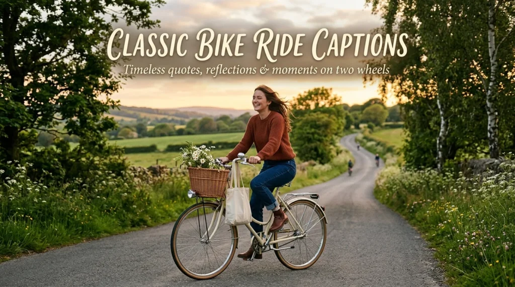 🚴 Classic Bike Ride Captions