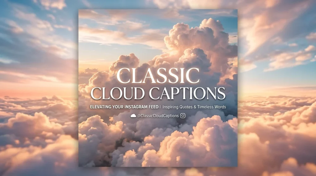 Classic Cloud Captions for Instagram