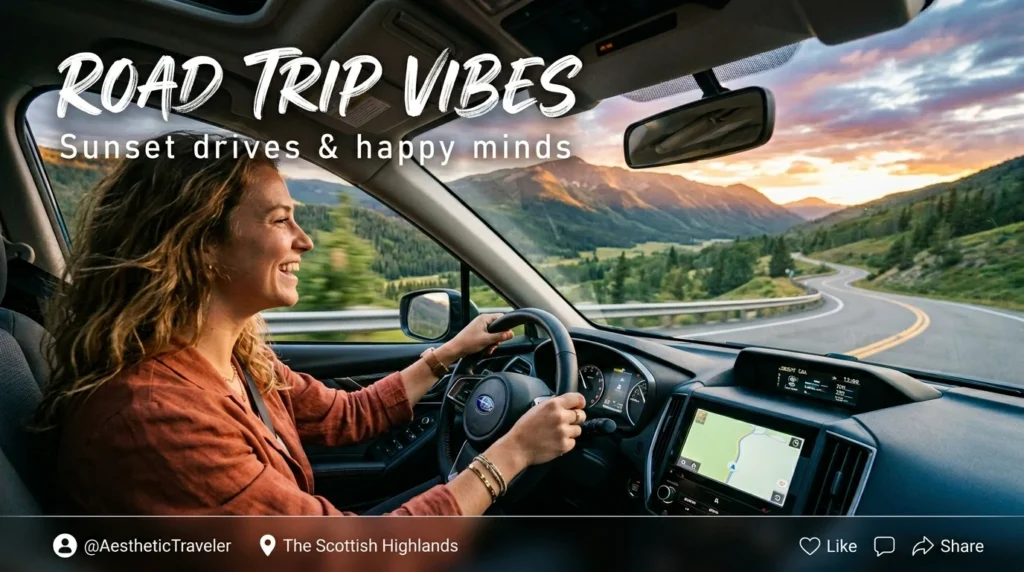 Classic Driving Captions for Instagram