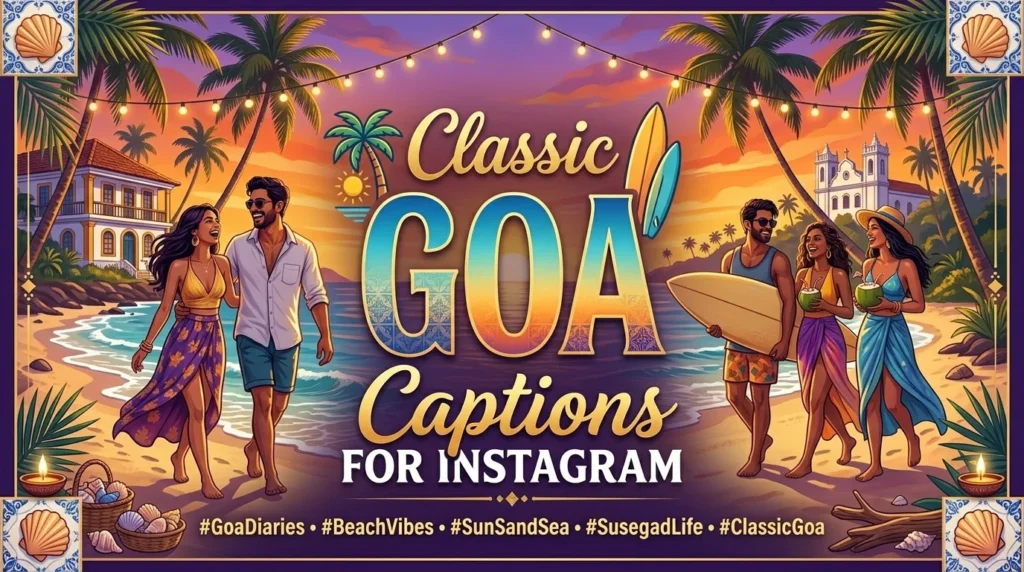Classic Goa Captions for Instagram