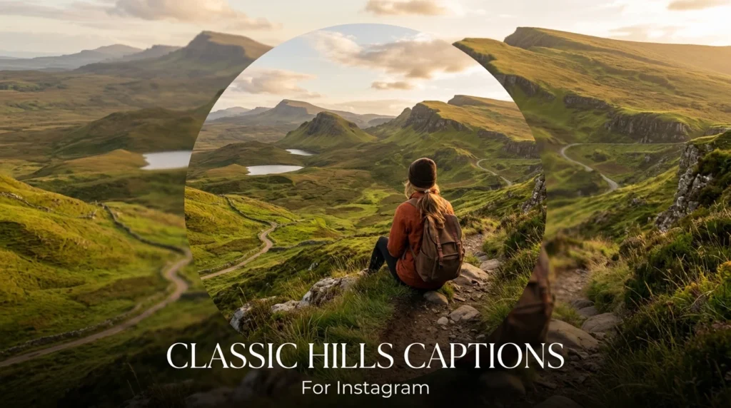 Classic Hills Captions for Instagram