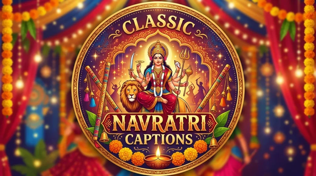 Classic Navratri Captions