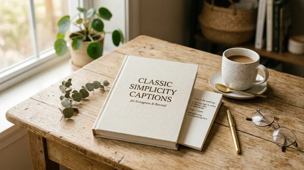 Classic Simplicity Captions for Instagram