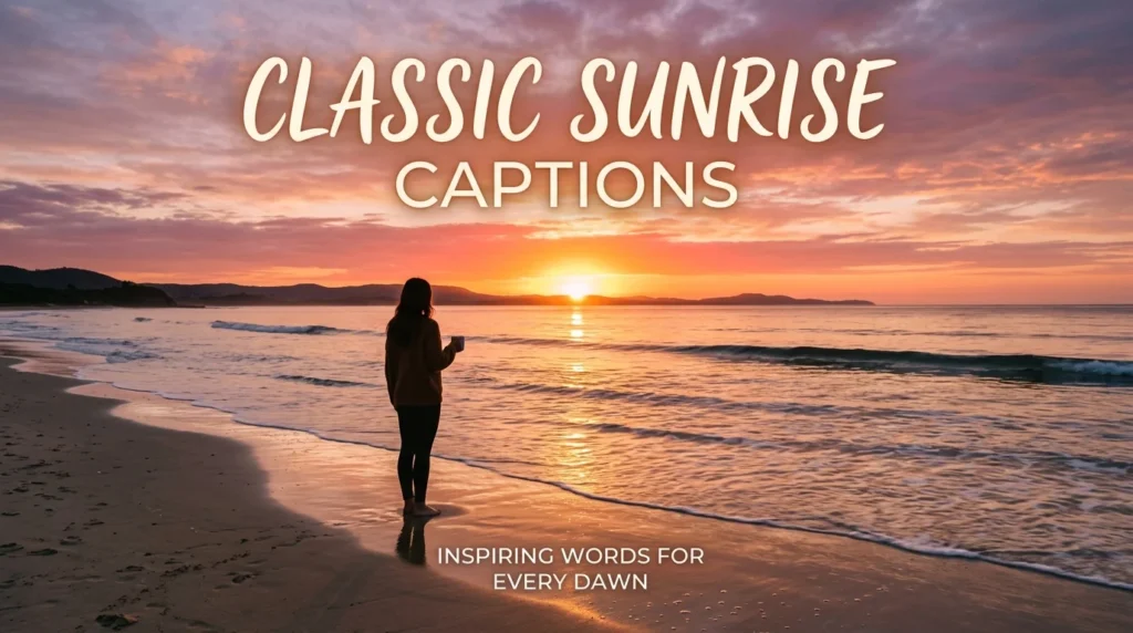 Classic Sunrise Captions