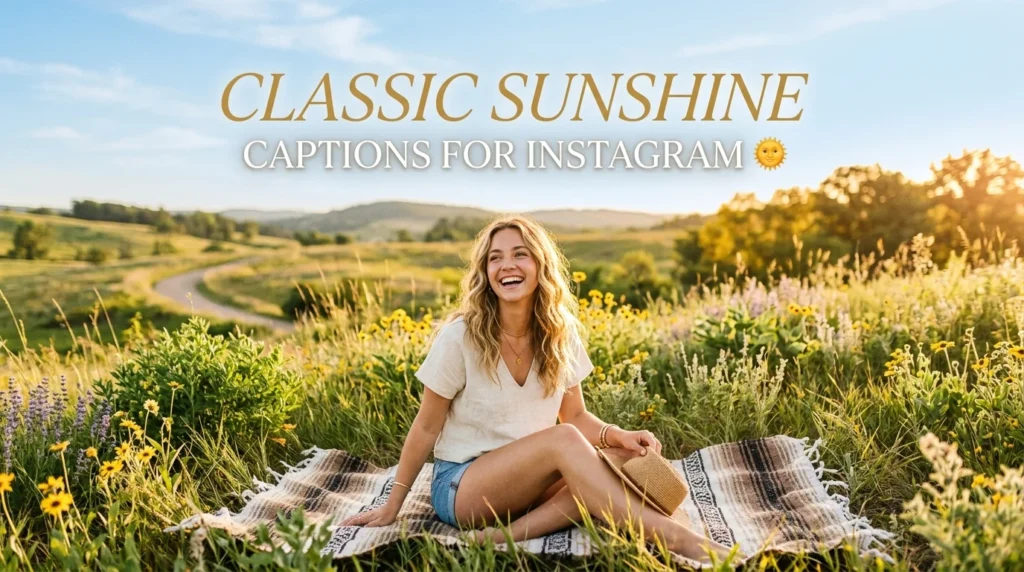 🌞 Classic Sunshine Captions for Instagram