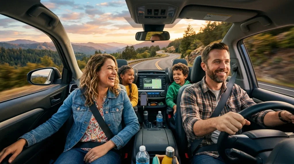 Family Driving Captions for Instagram