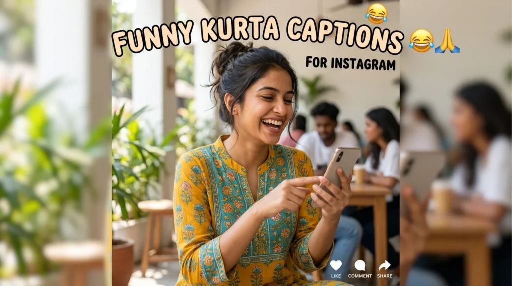 Funny Kurta Captions for Instagram