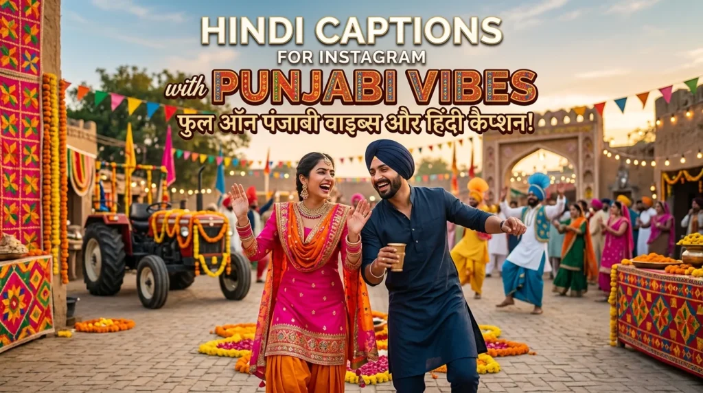 Hindi Captions for Instagram with Punjabi Vibes