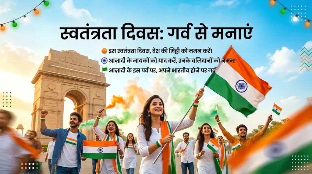 Hindi Independence Day Captions