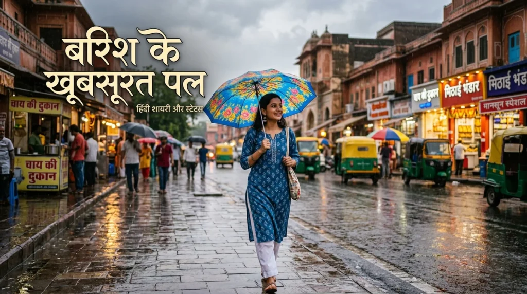 Hindi Rainy Weather Captions