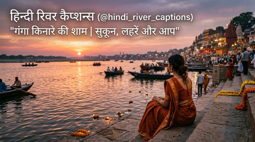 Hindi River Captions for Instagram