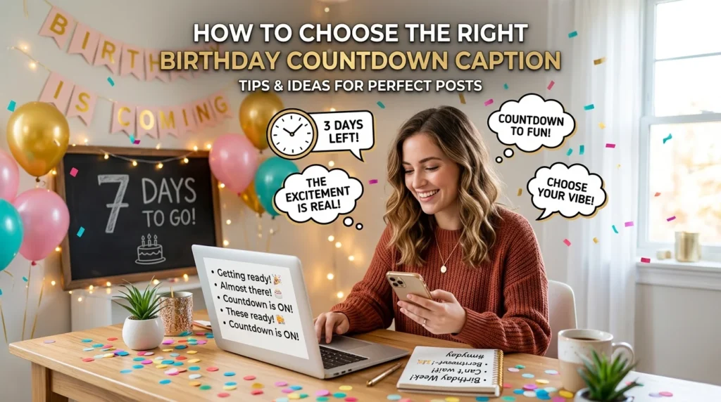 How to Choose the Right Birthday Countdown Caption