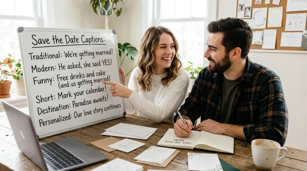 How to Choose the Right Save the Date Caption