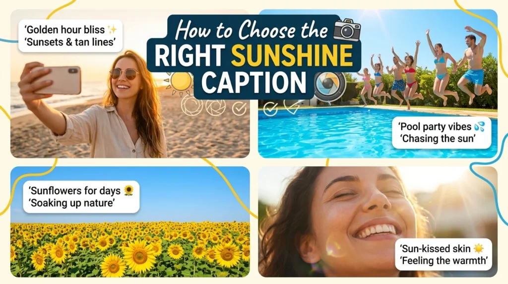 📸 How to Choose the Right Sunshine Caption