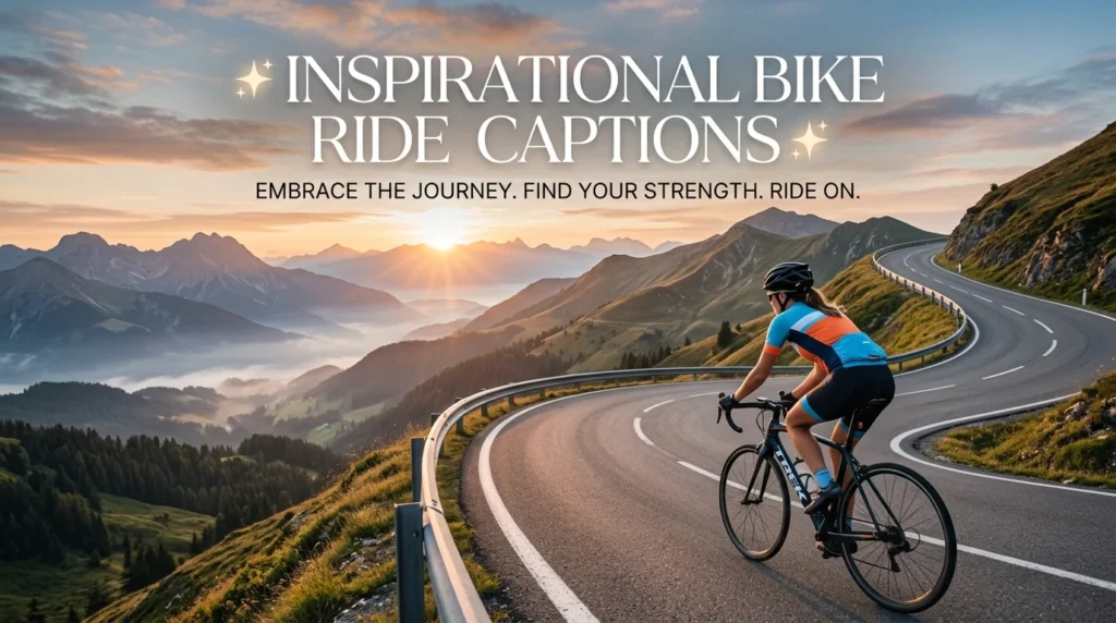 🌟 Inspirational Bike Ride Captions