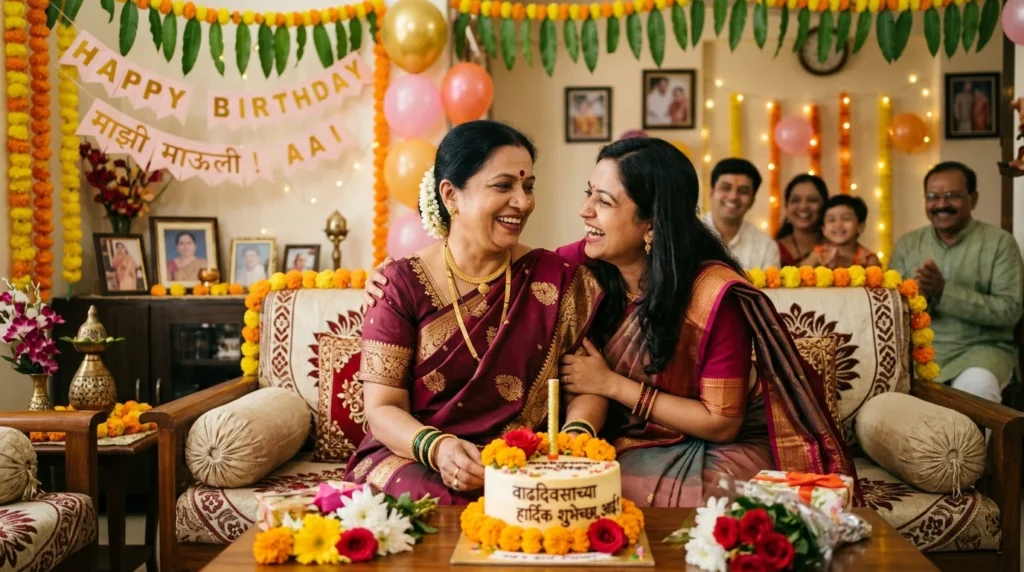 Inspirational Mummy Birthday Captions Marathi