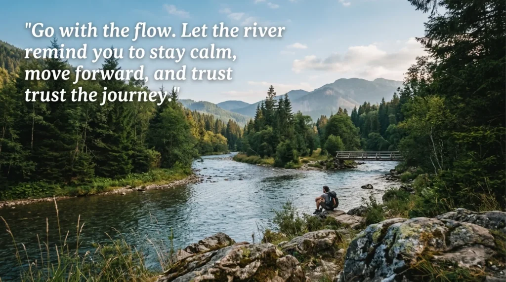 Inspirational River Captions for Instagram