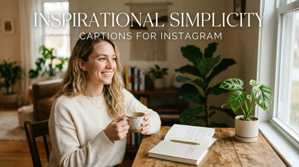 Inspirational Simplicity Captions for Instagram