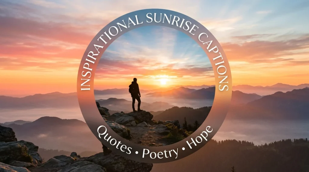 Inspirational Sunrise Captions