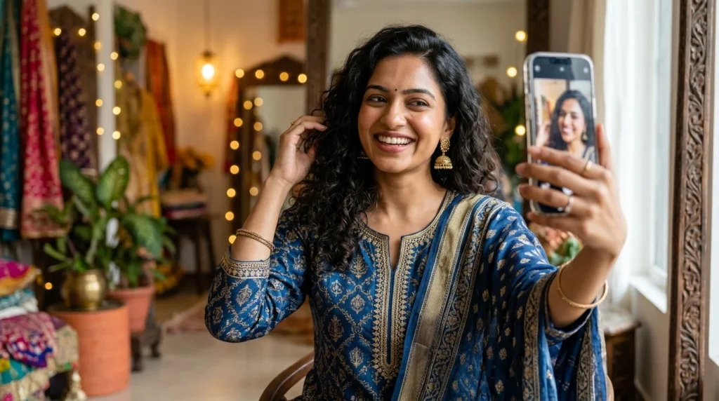 Kurta Selfie Captions for Instagram