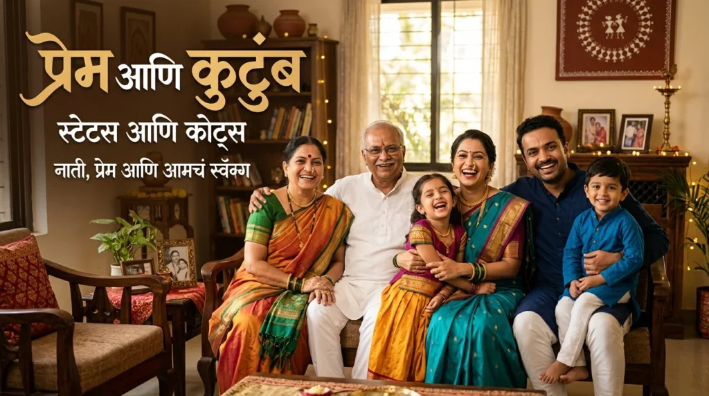 Love & Family Attitude Captions in Marathi