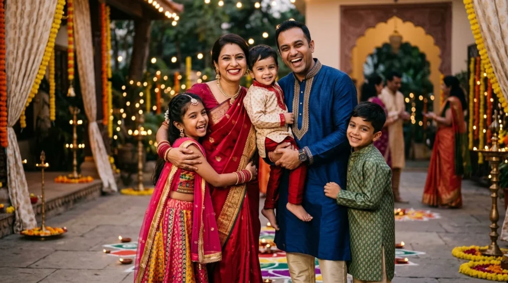 Love & Family Captions for Ethnic Wear