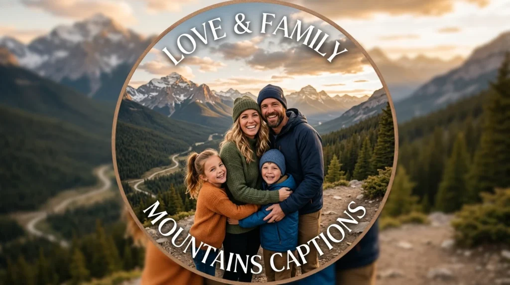 Love and Family Mountains Captions