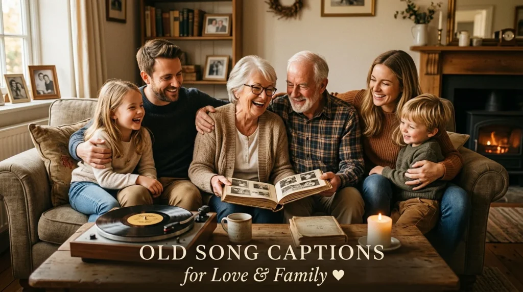 Love and Family Old Song Captions for Instagram