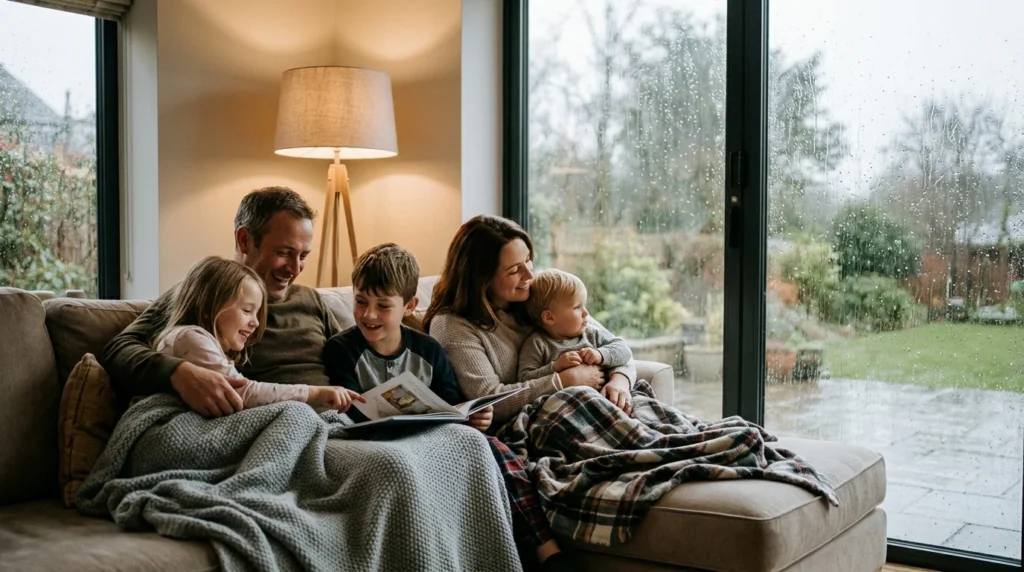 Love & Family Rainy Captions