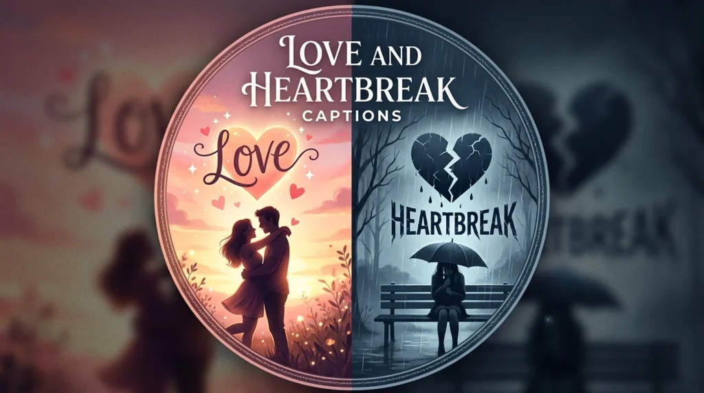 Love and Heartbreak Captions