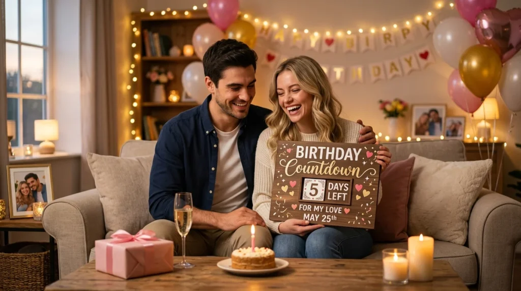 Love Birthday Countdown Captions