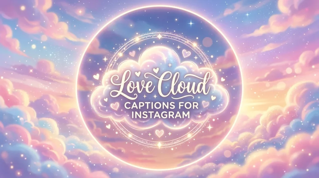 Love Cloud Captions for Instagram