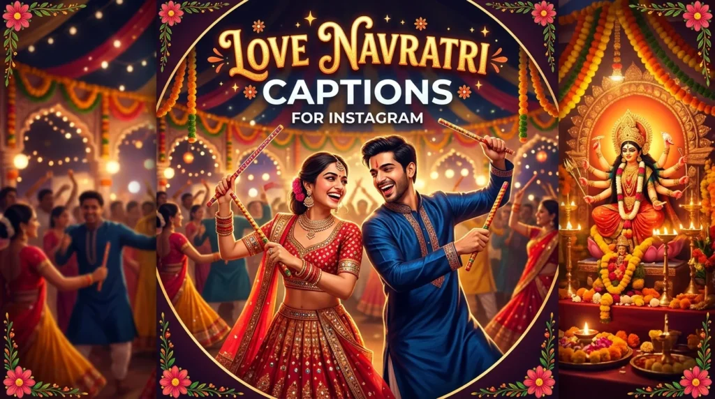 Love Navratri Captions for Instagram
