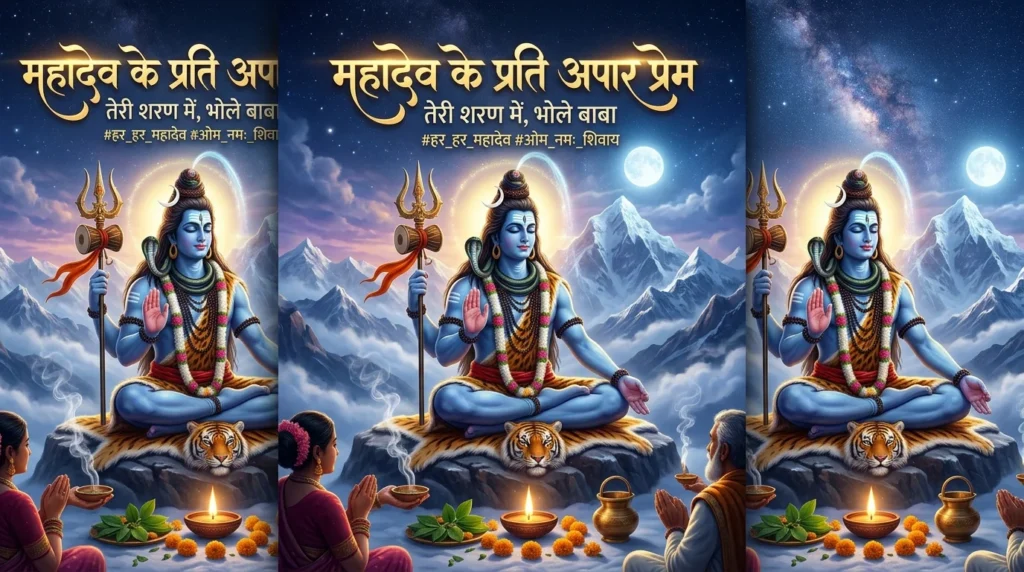 Love Shiva Captions for Instagram in Hindi