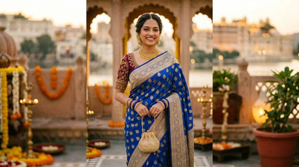 Short Captions for Saree Look