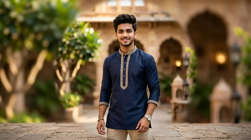 Short Kurta Captions for Instagram for Boy