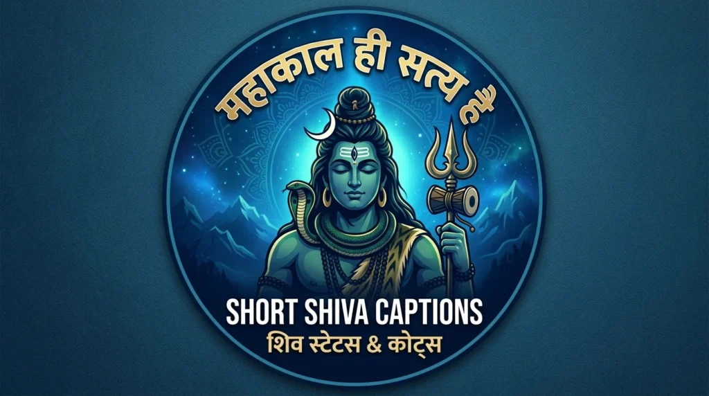 Short Shiva Captions for Instagram in Hindi