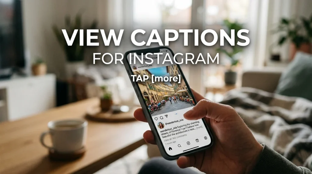 Short View Captions for Instagram