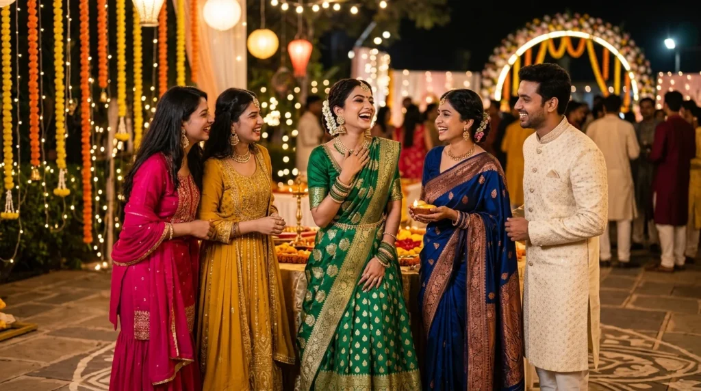Traditional Outfit Captions for Festive Celebrations
